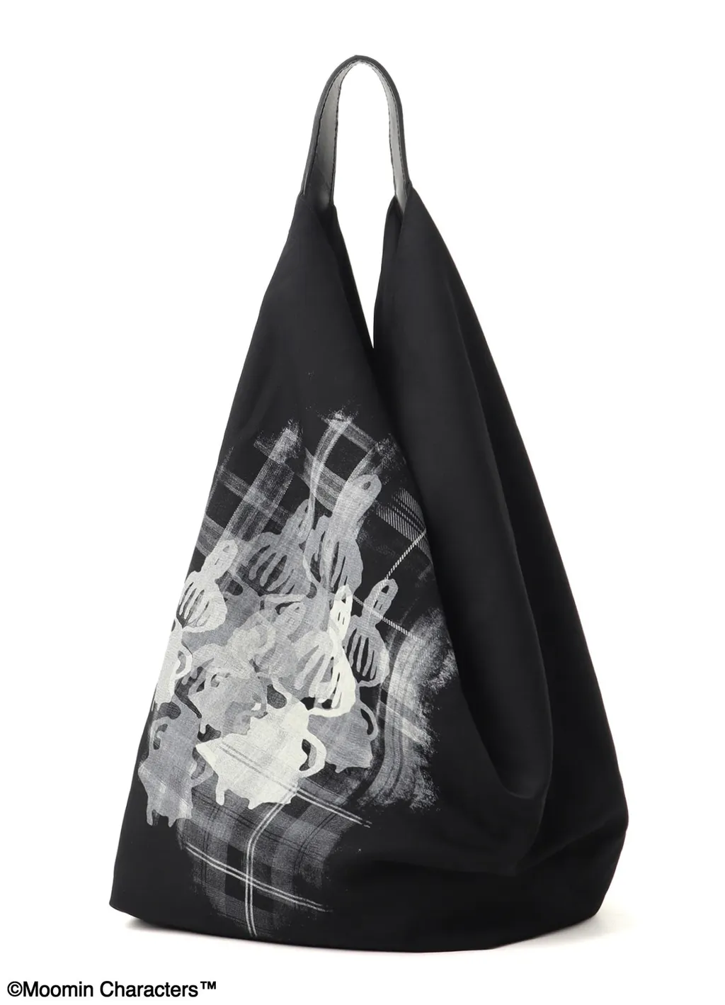 Moomin × A Part Of Me. | Y’S Shadow Wool Gabardine Bag Little My