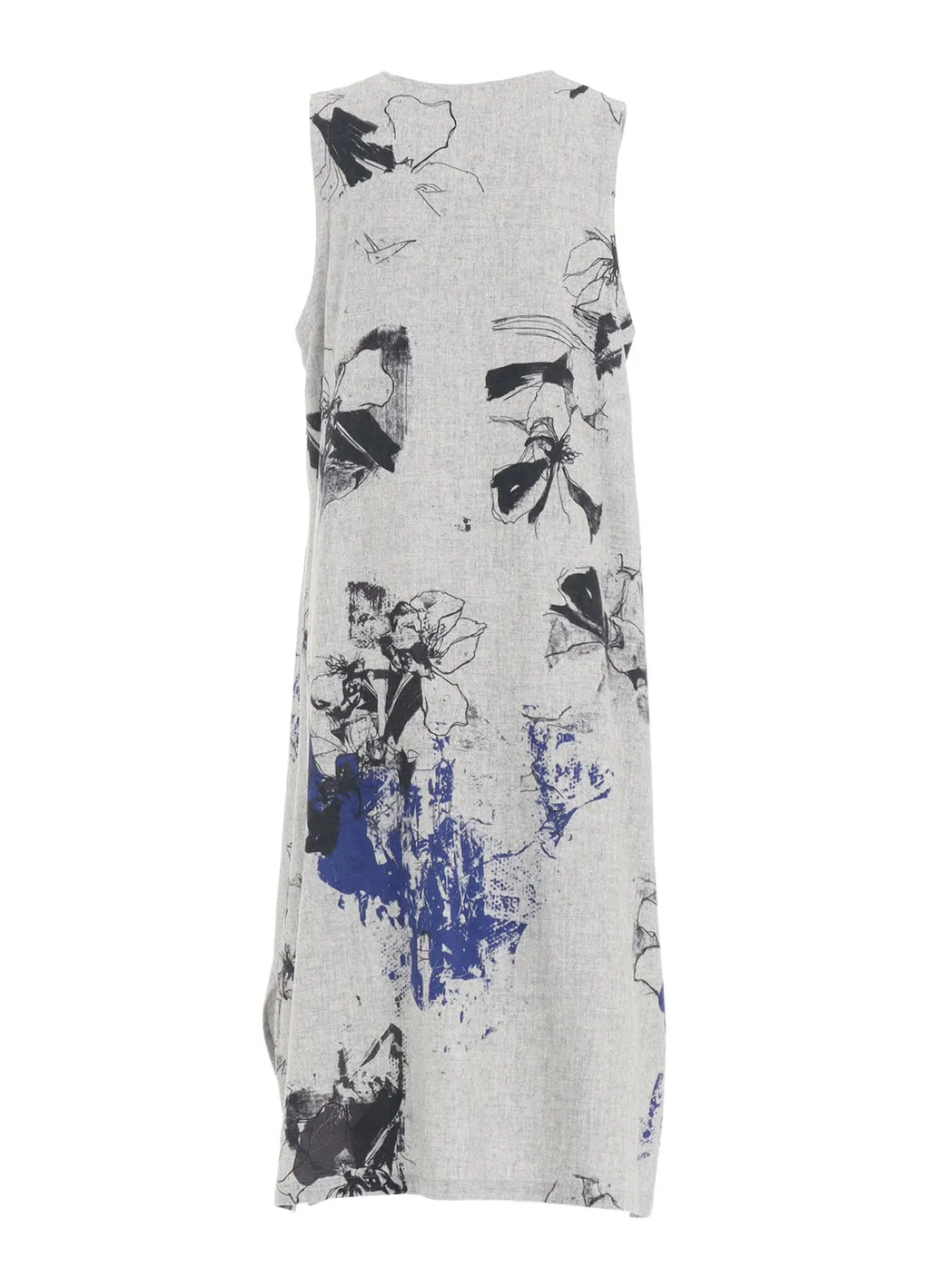 Wool Flower Print Dress