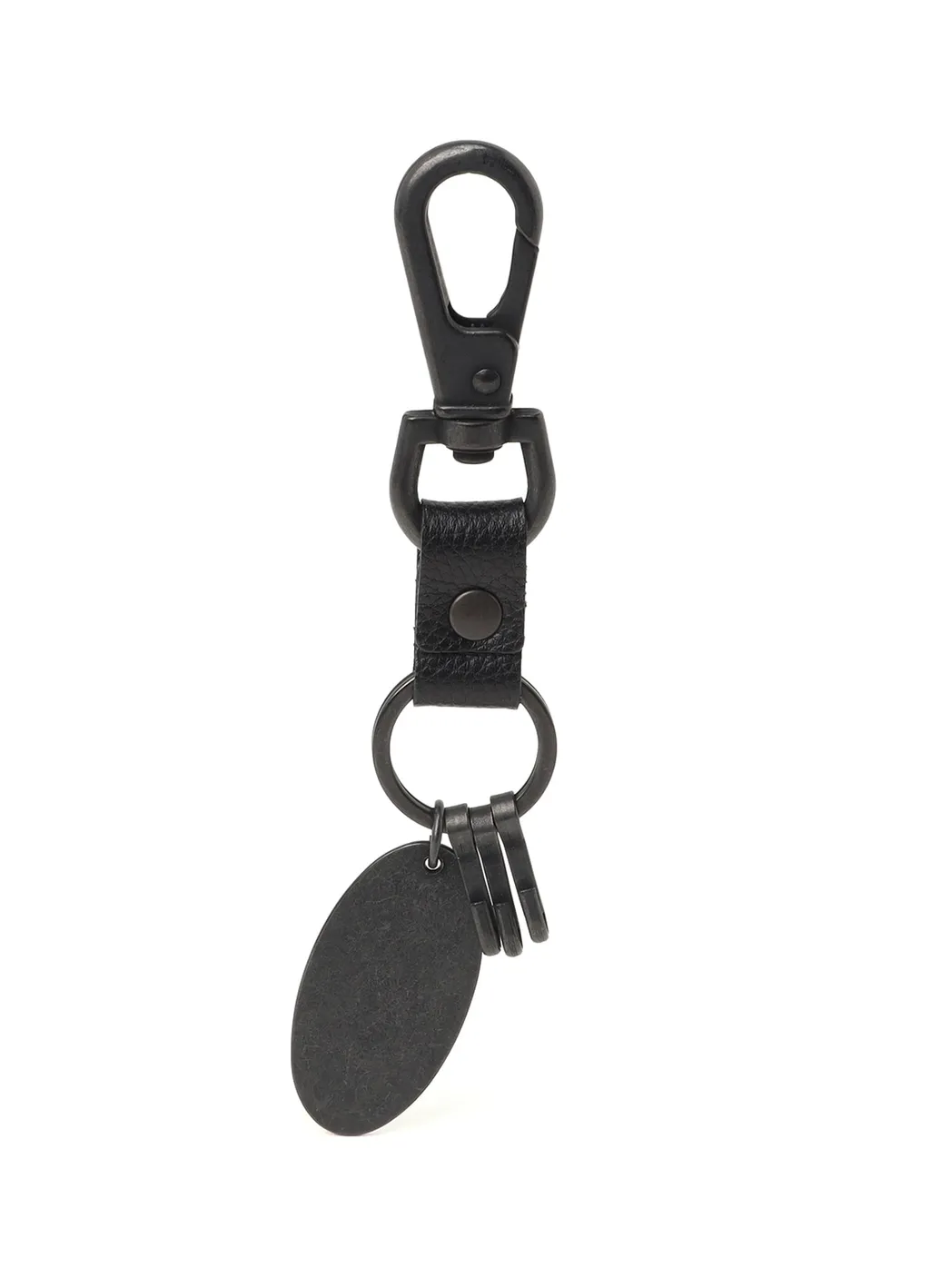 Brass Y's Plate Keyring