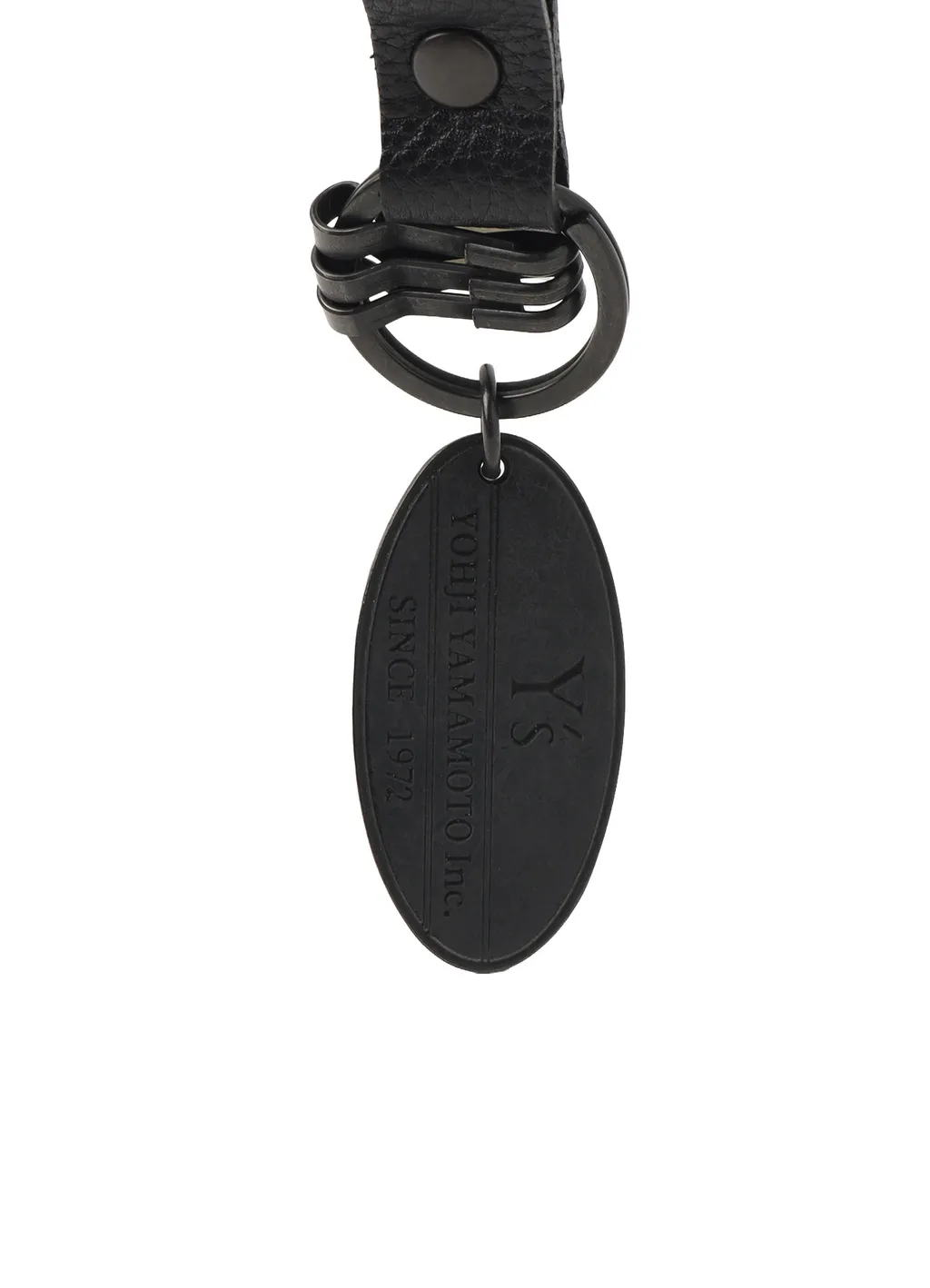 Brass Y's Plate Keyring