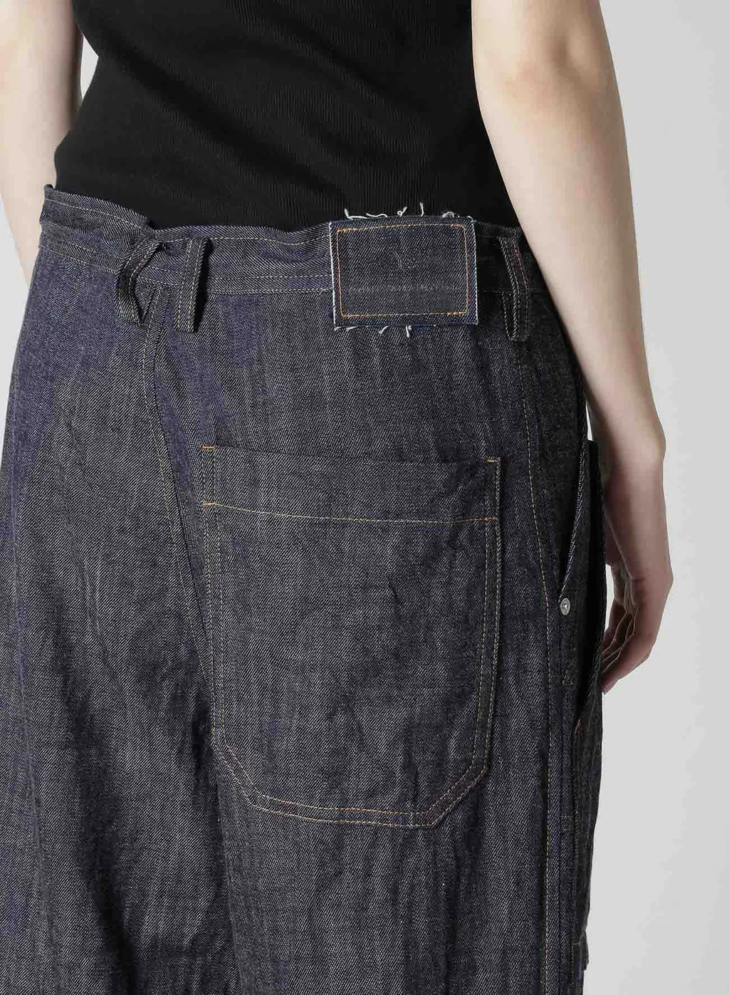 80Oz Denim Patched-Pocket Pants