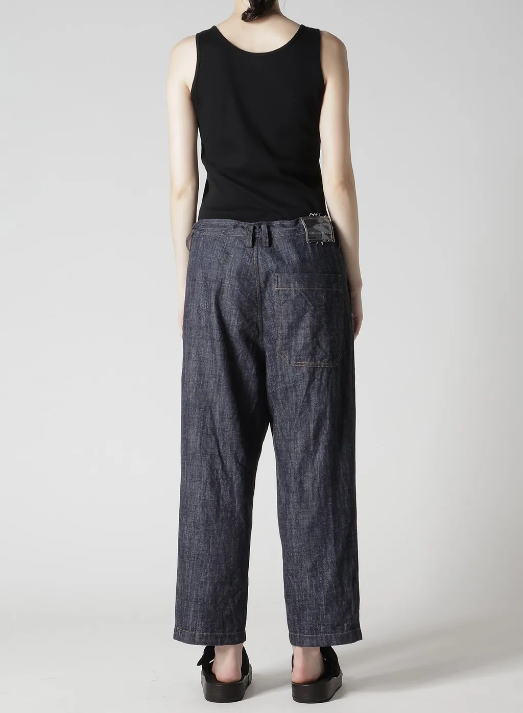 80Oz Denim Patched-Pocket Pants