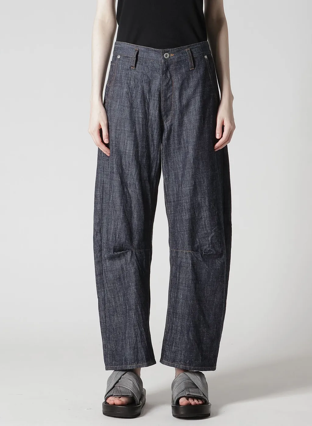 80Oz Denim Wide Pants