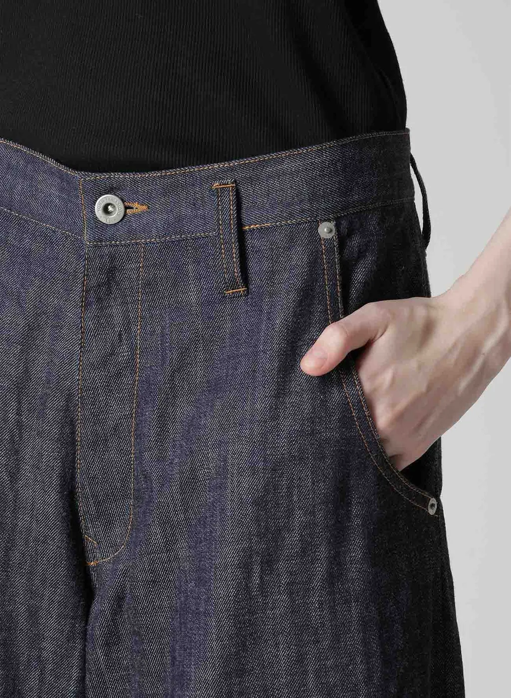 80Oz Denim Wide Pants
