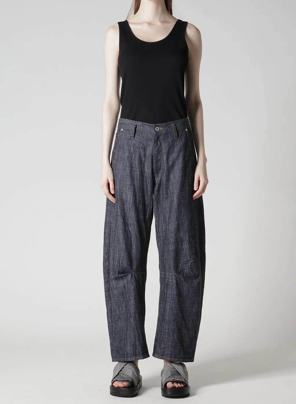 80Oz Denim Wide Pants