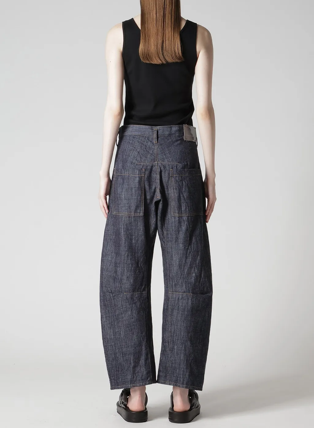 80Oz Denim Wide Pants