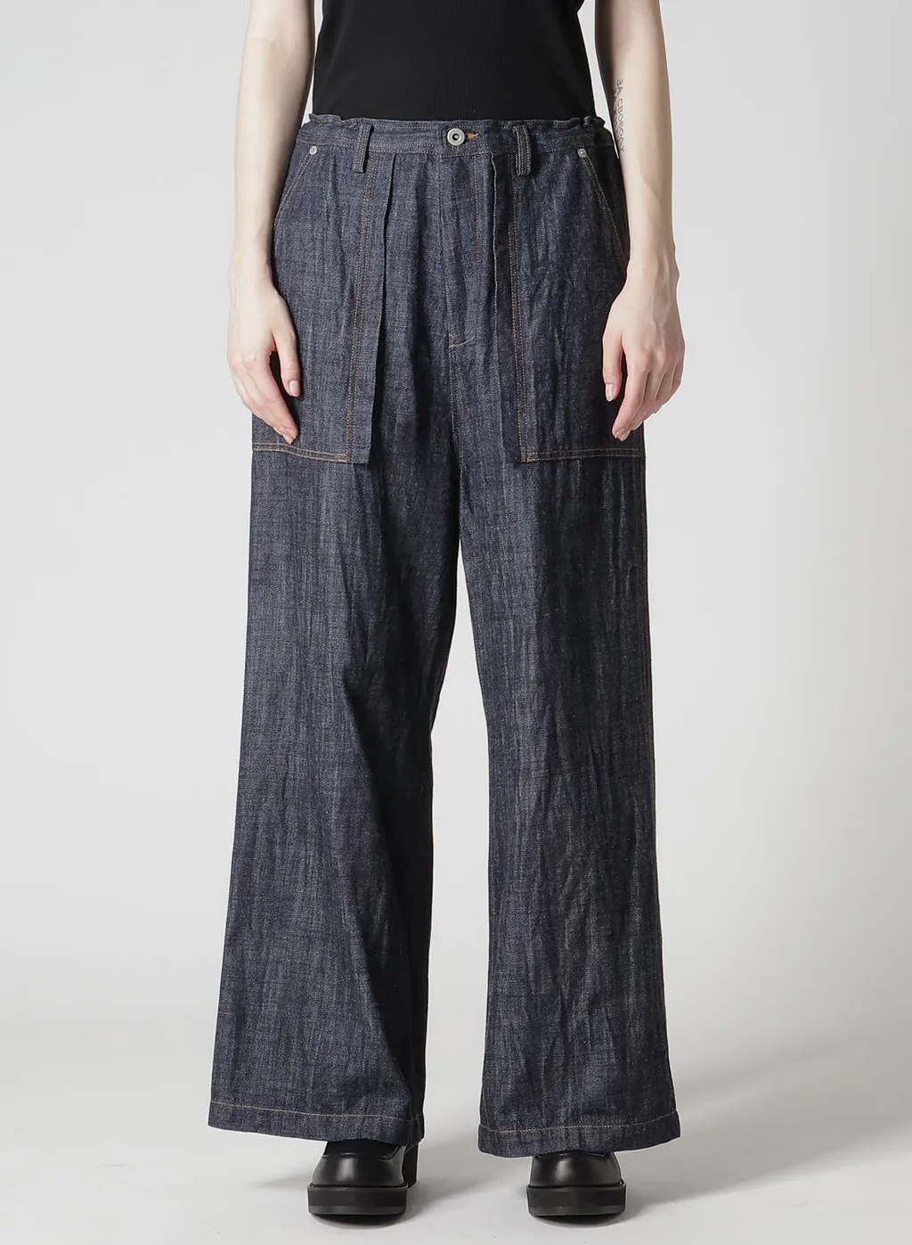 80Oz Denim Long Straight Pants