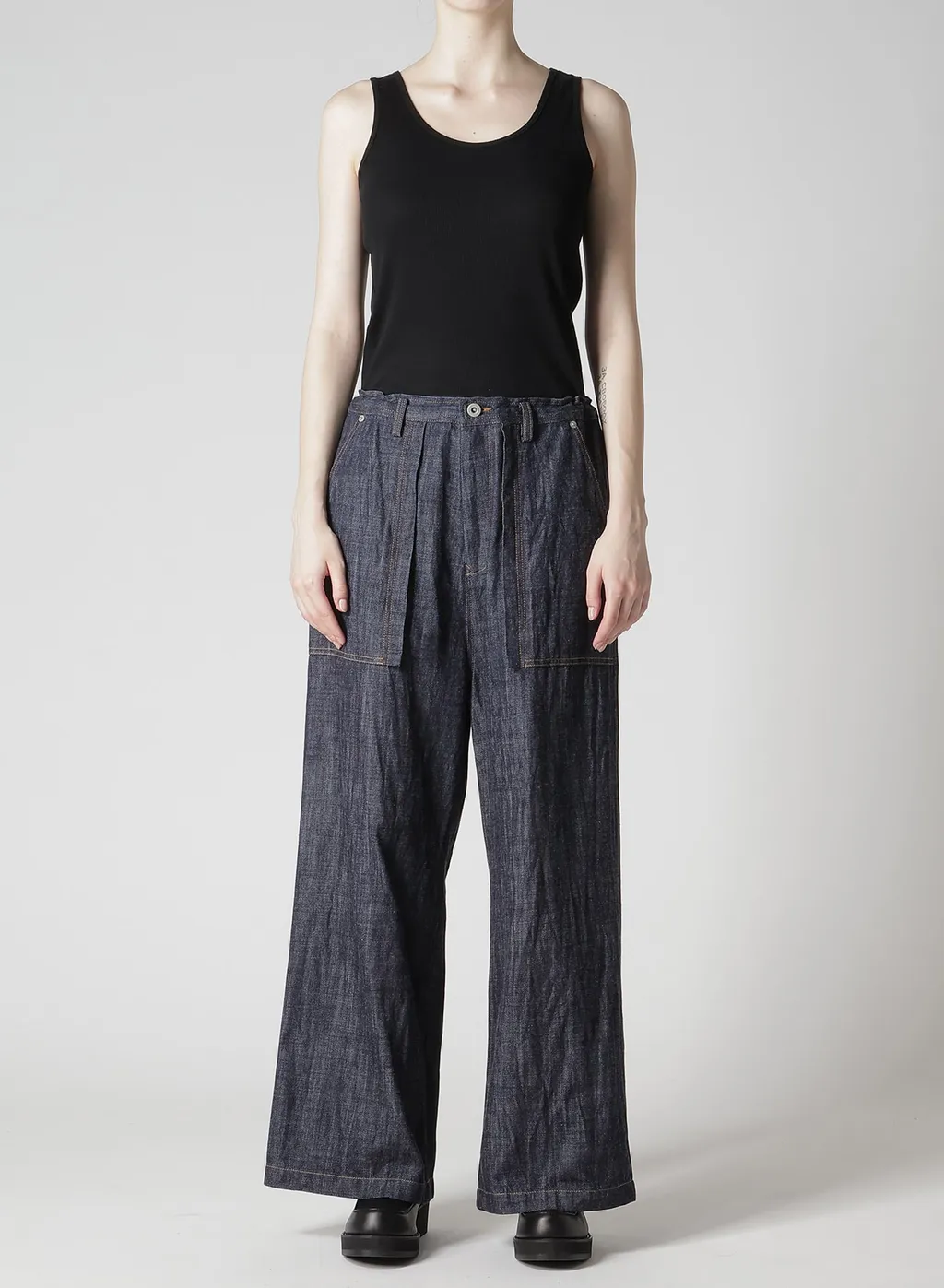 80Oz Denim Long Straight Pants