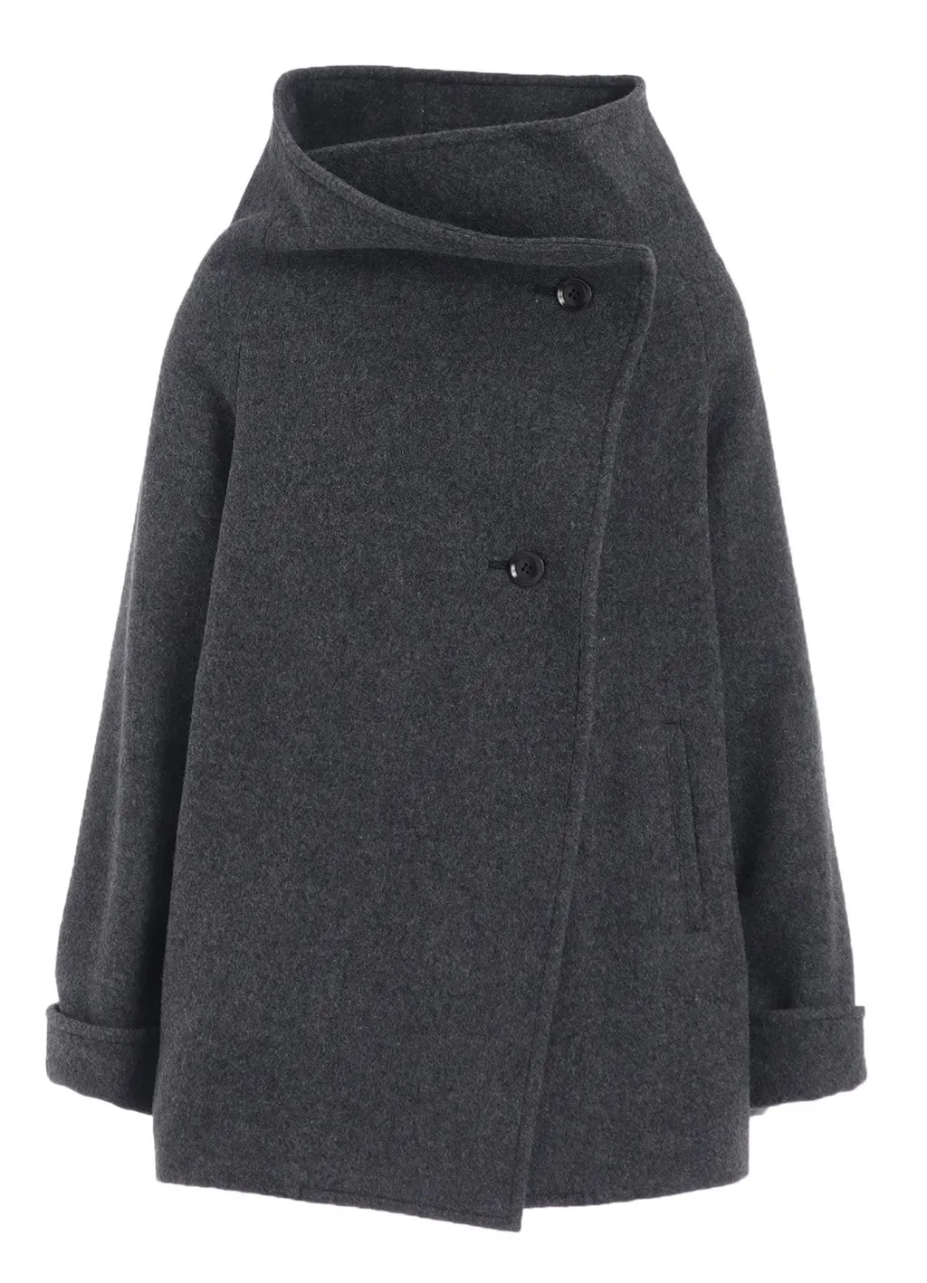 Airy Mosser Wrap Coat
