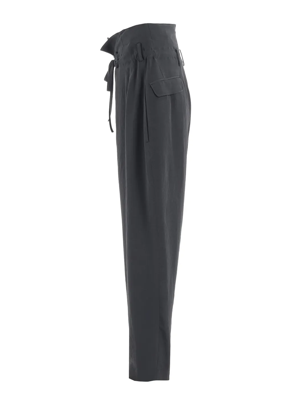 Crepe De Chine High Waist Pants