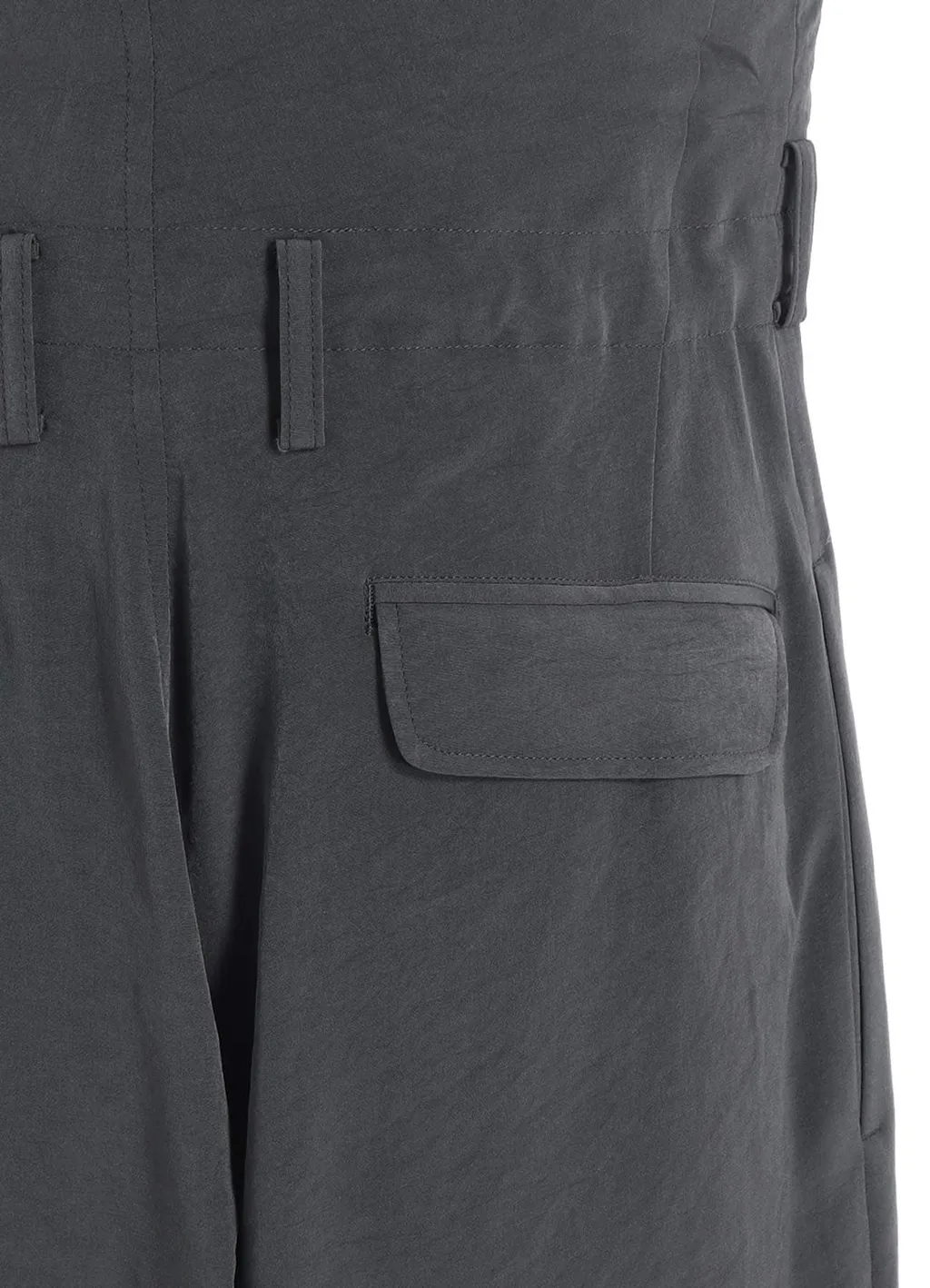 Crepe De Chine High Waist Pants