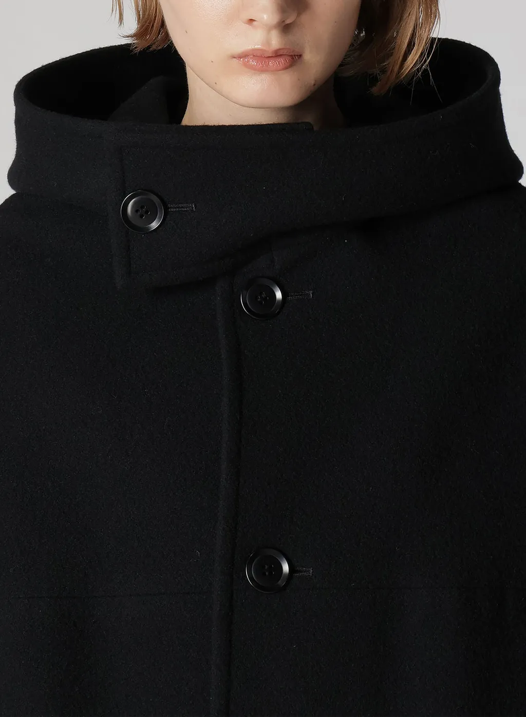 Airy Mosser Long Cape Coat
