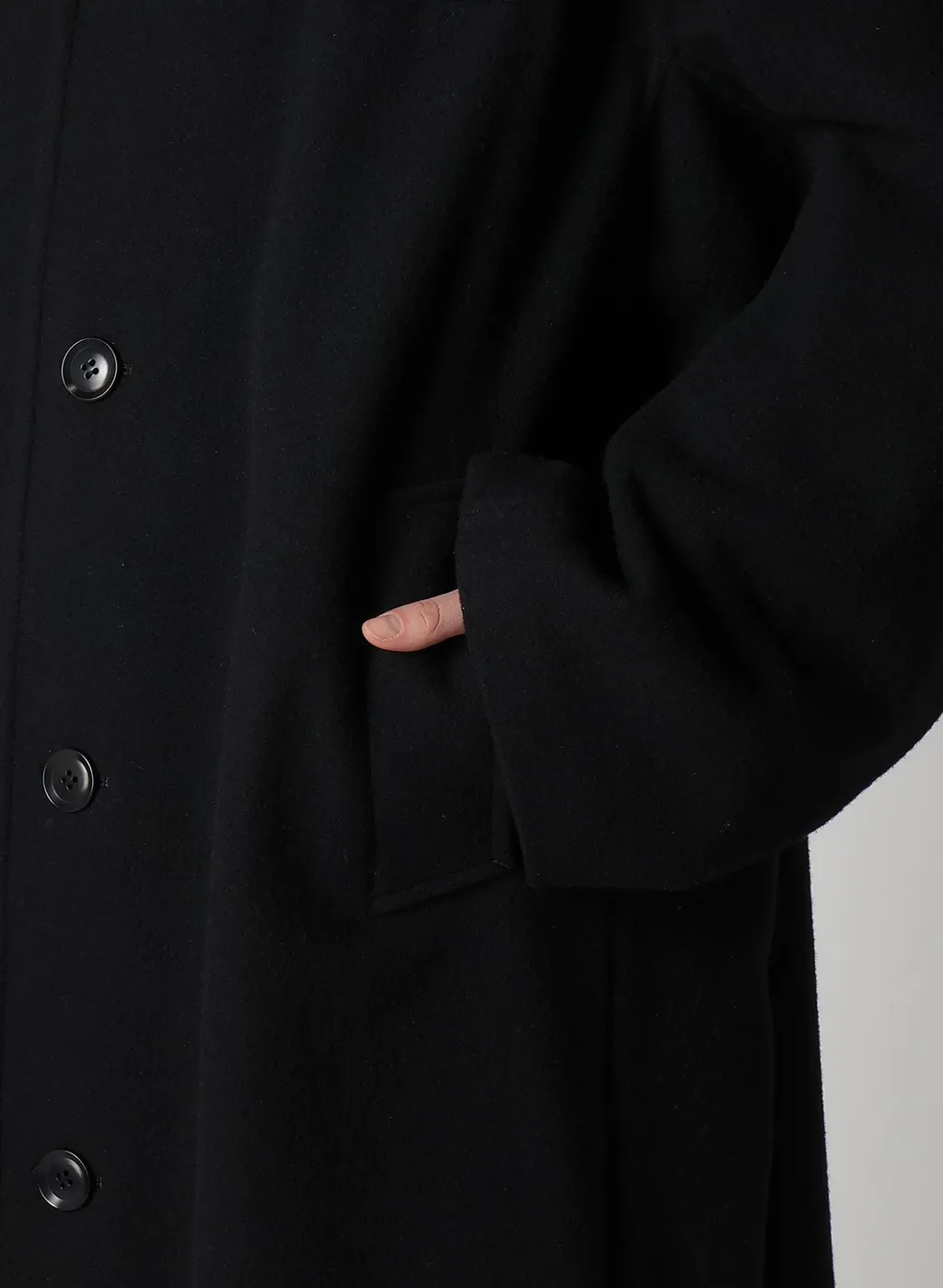 Airy Mosser Long Cape Coat