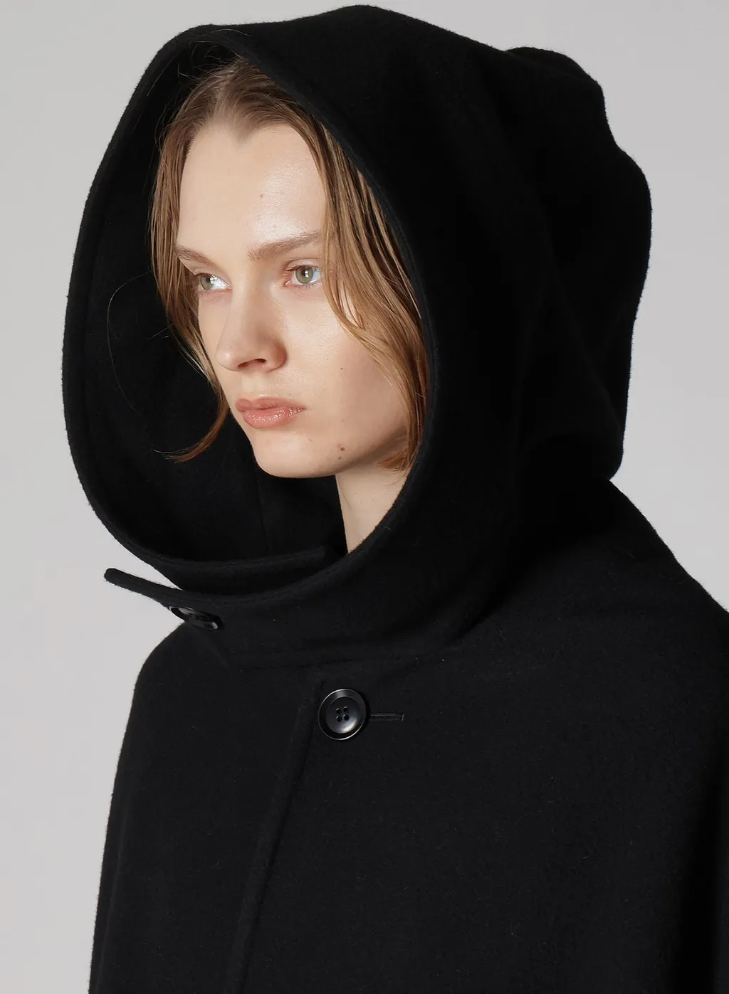 Airy Mosser Long Cape Coat