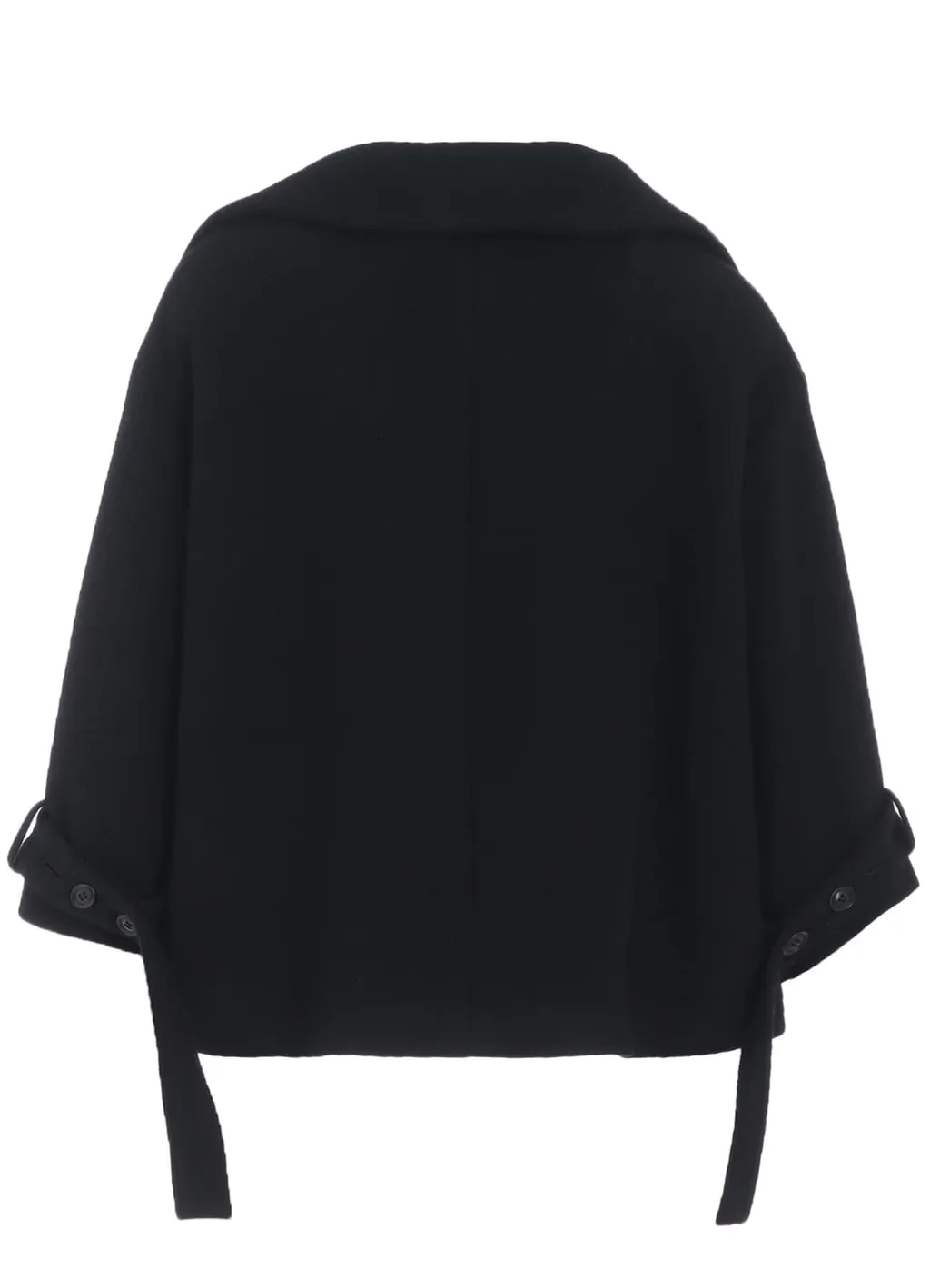 Wool Double-Faced Mosser Wide Collar Jacket