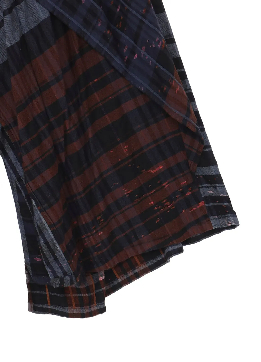 Y’S × Cpd Hoome Plaid Skirt