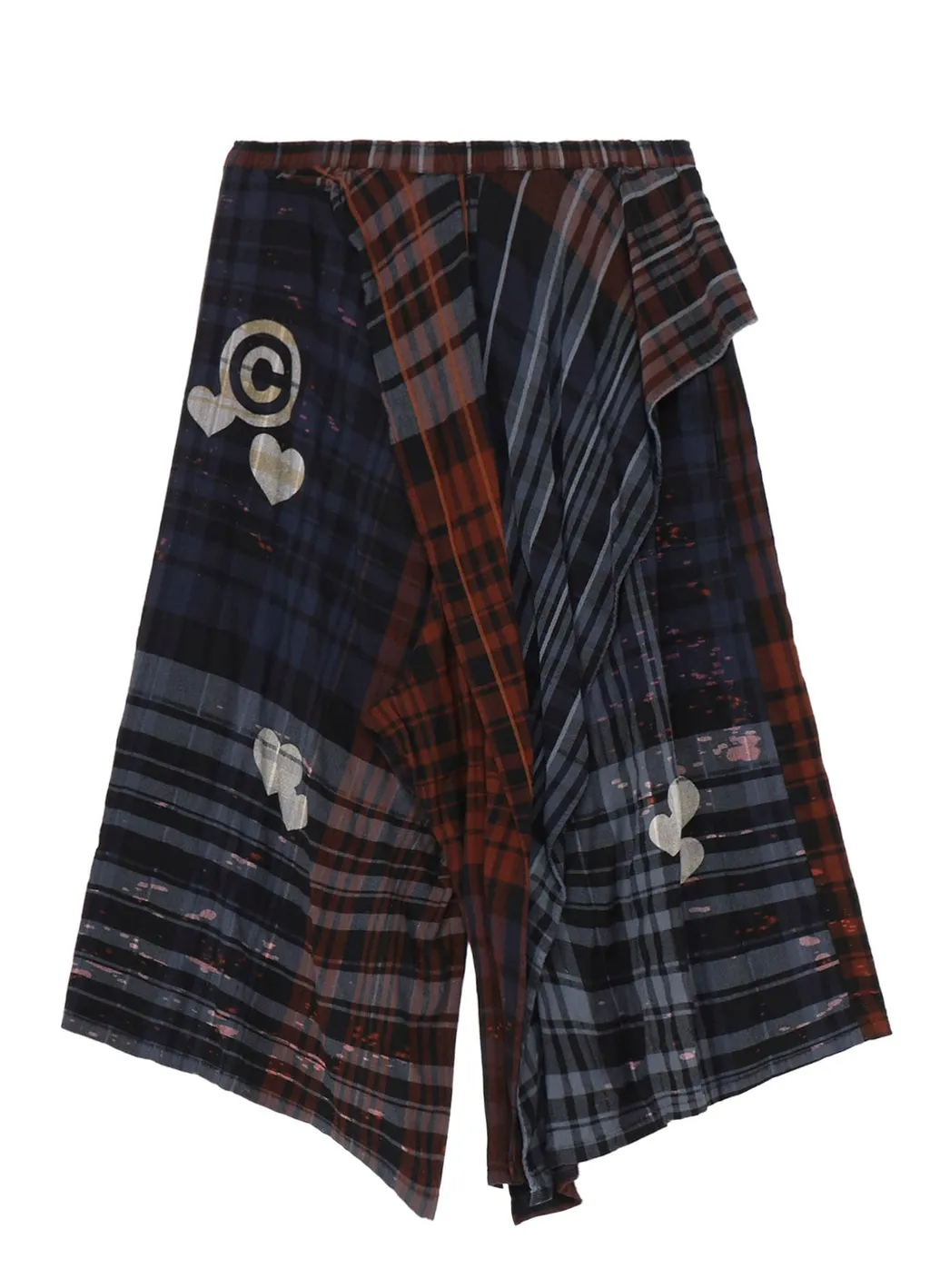 Y’S × Cpd Hoome Plaid Skirt