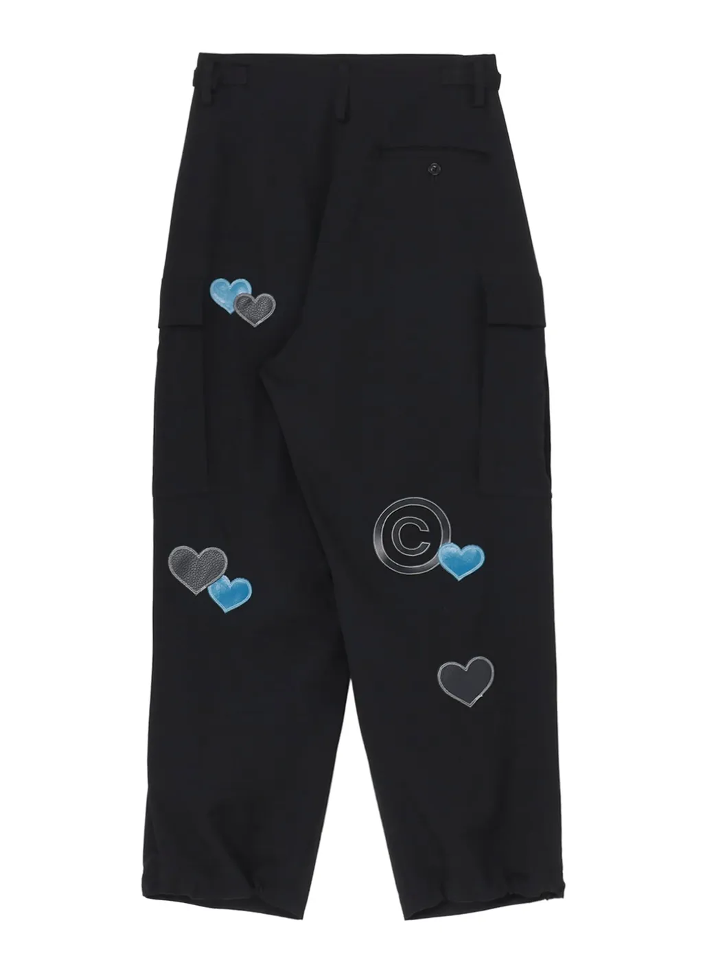 Y’S × Cpd Hoome Love Patch Wool Gabardin Pants