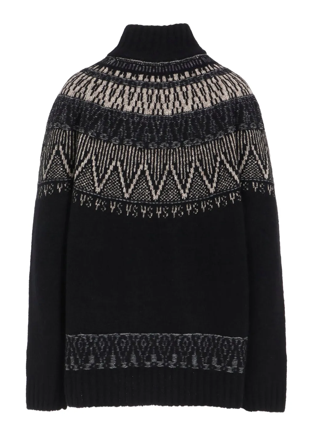 Nordic Design High Neck Knit Pullover