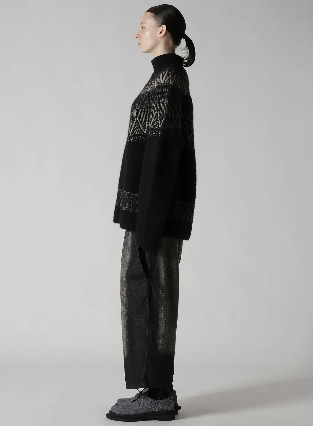 Nordic Design High Neck Knit Pullover
