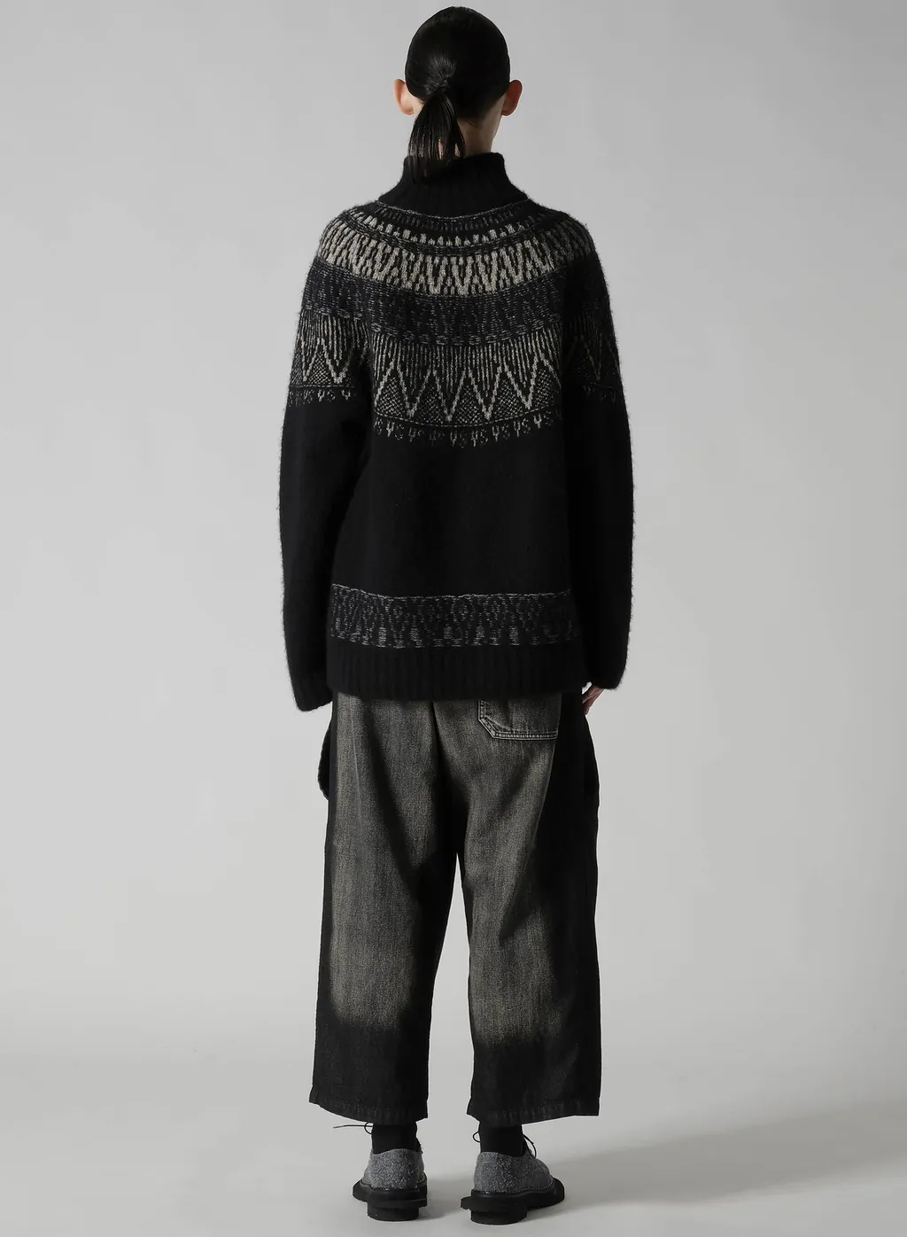 Nordic Design High Neck Knit Pullover