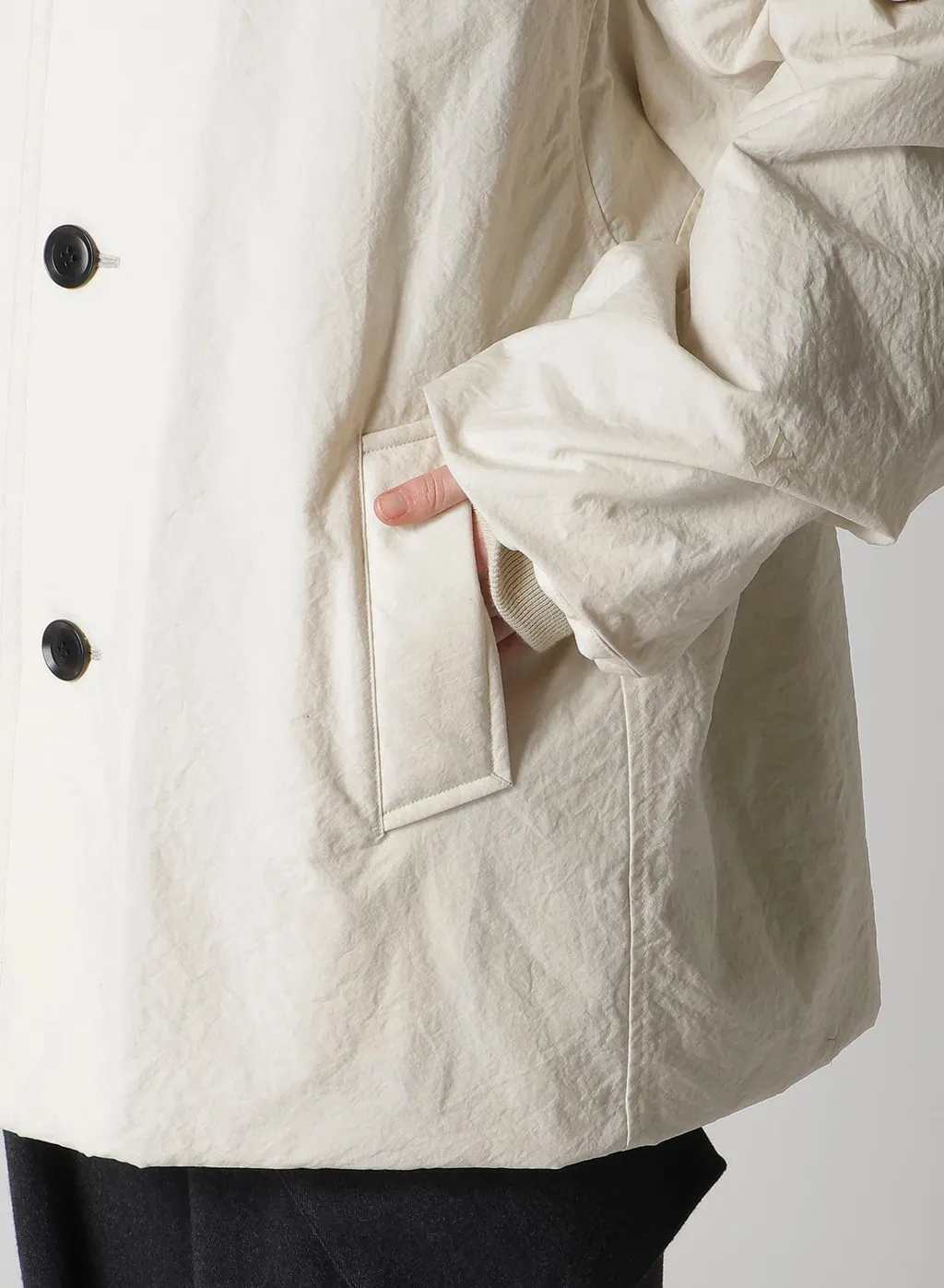 Ny/ Vintage Oxford Hoodie Coat