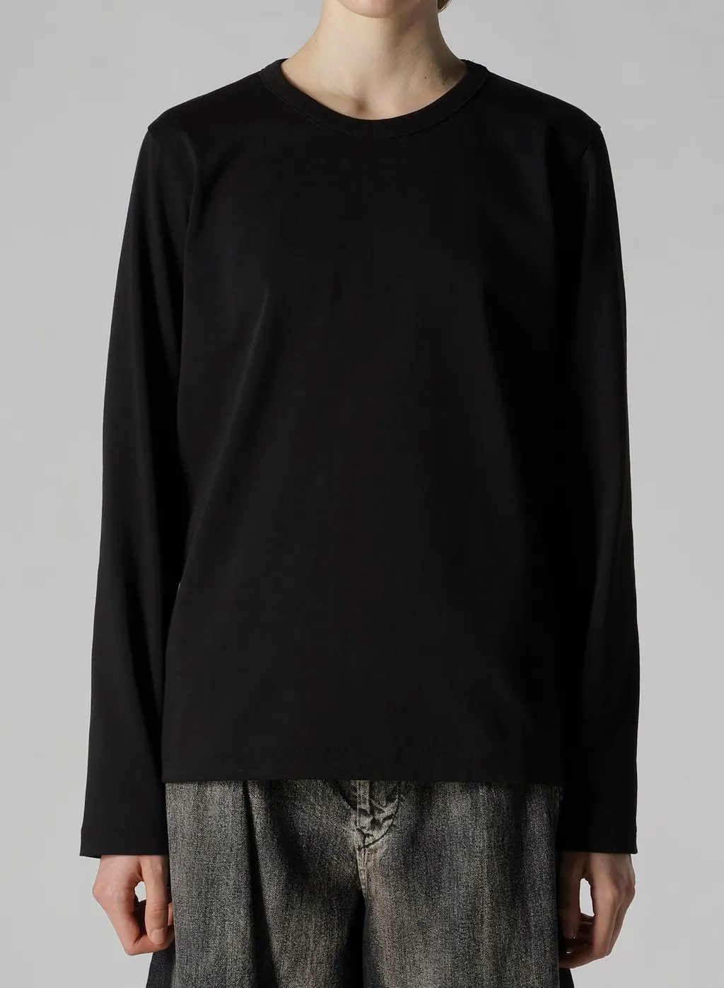 Hard Twisted Jersey Y's Stitch Long Sleeve T