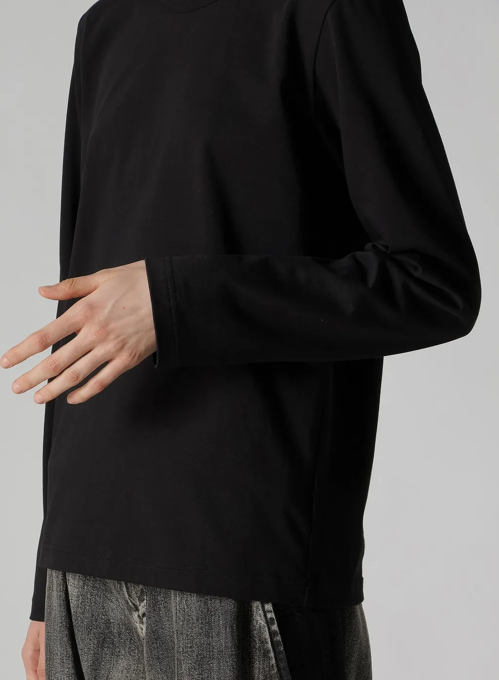 Hard Twisted Jersey Y's Stitch Long Sleeve T