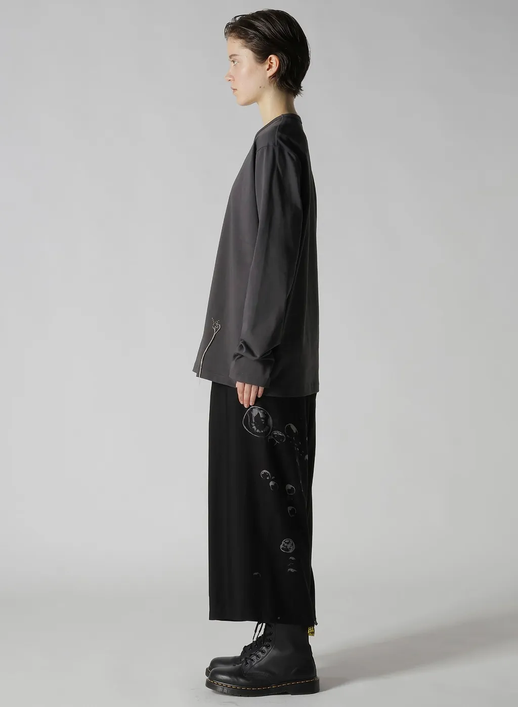 Hard Twisted Jersey Y's Stitch Long Sleeve Big T