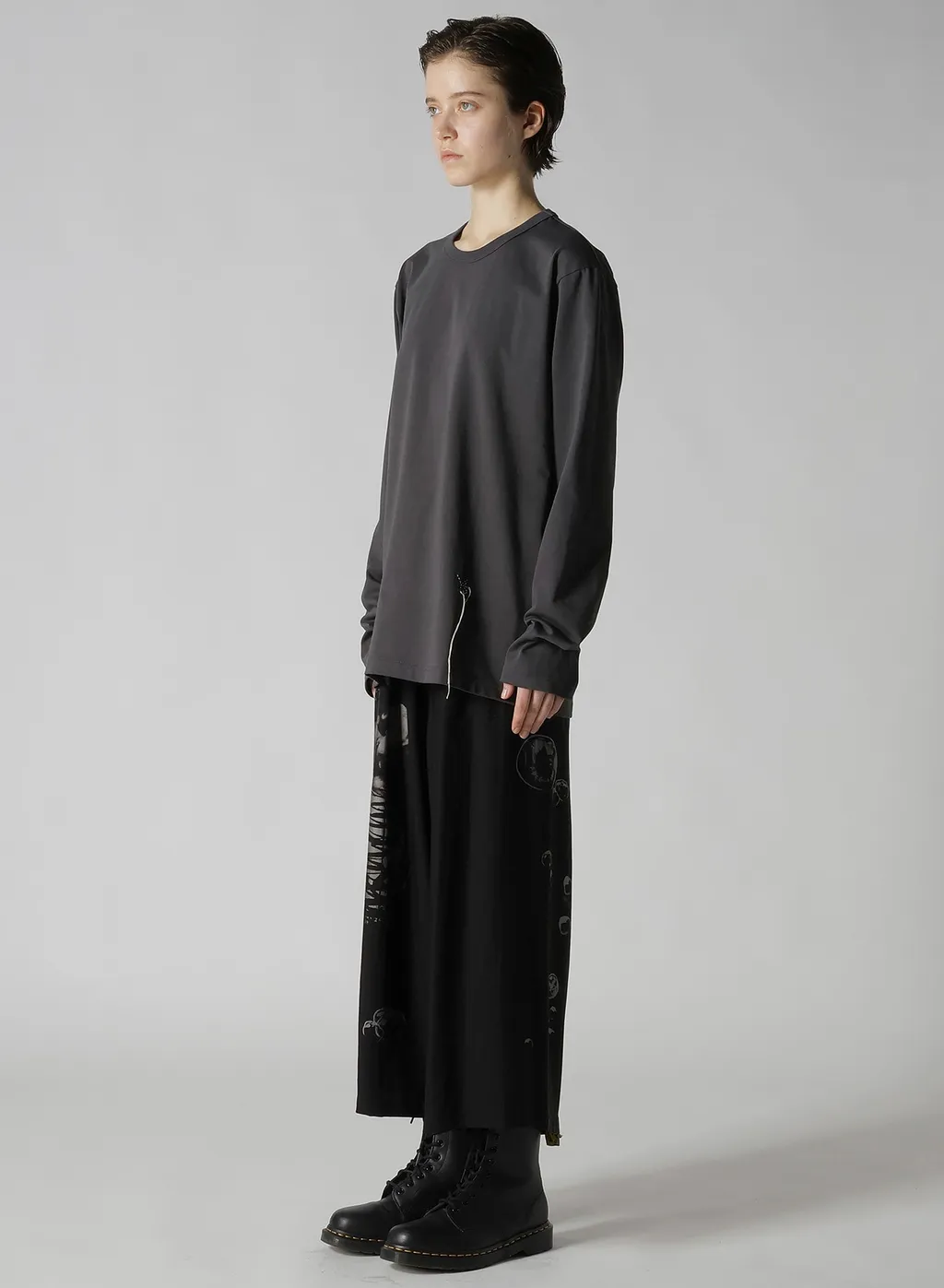 Hard Twisted Jersey Y's Stitch Long Sleeve Big T