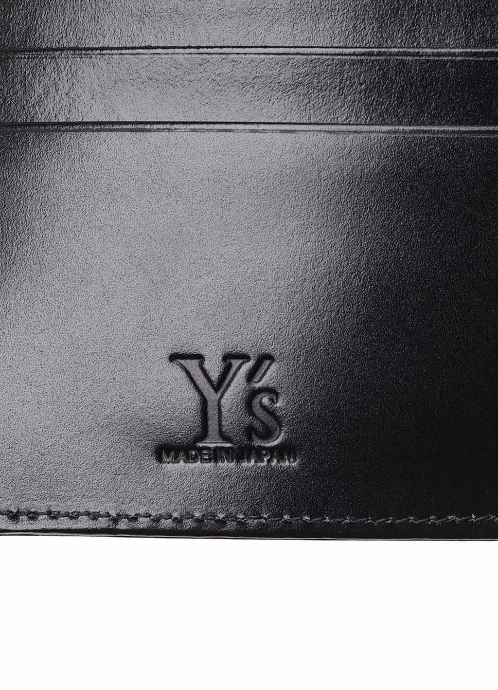 Dot Print Glossy Smooth Leather Long Wallet
