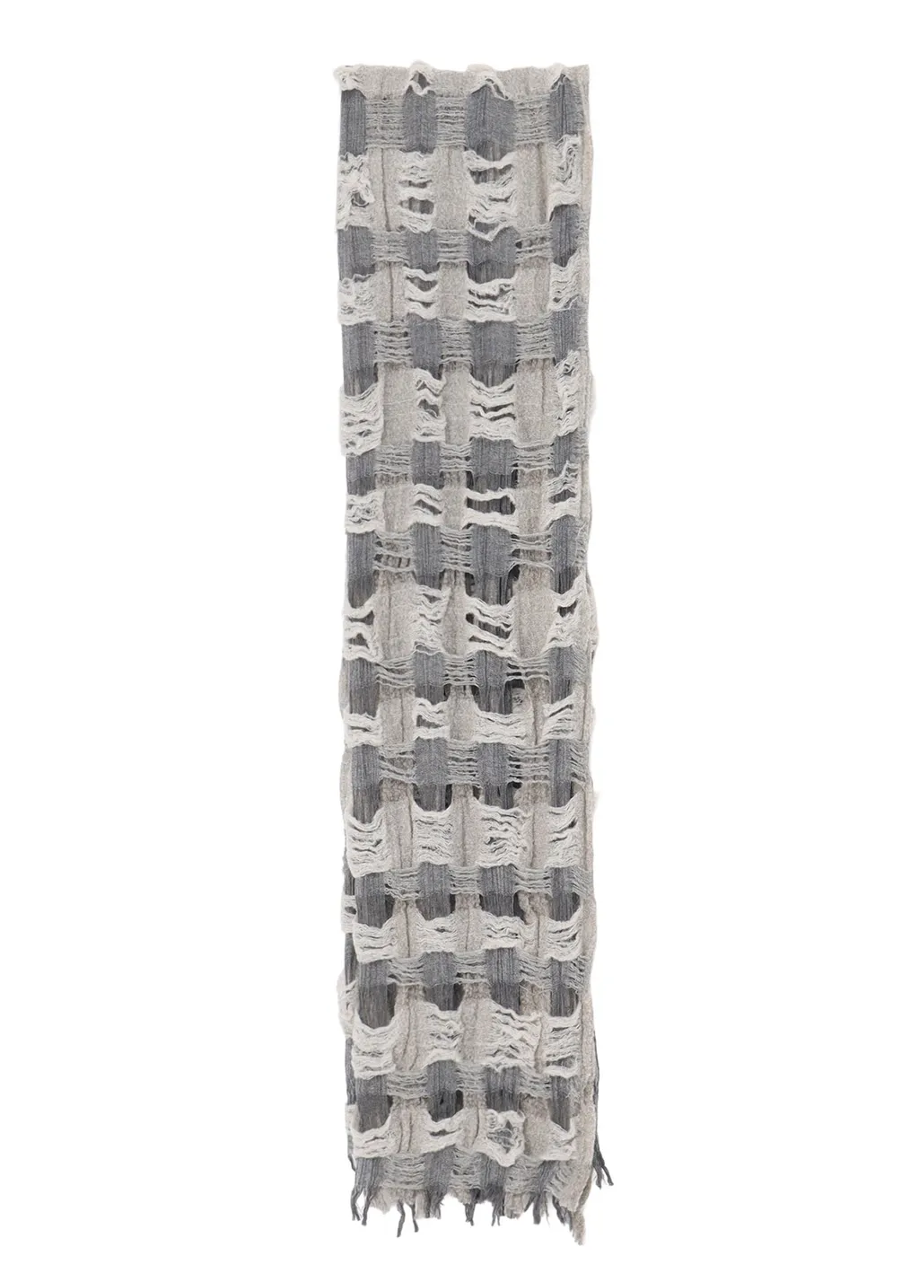 Plaid Boucle Scarf