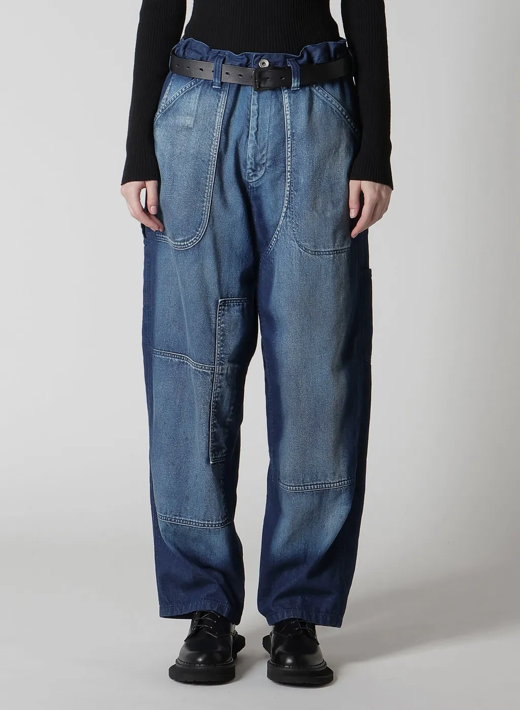 Spotted Denim Work Pants