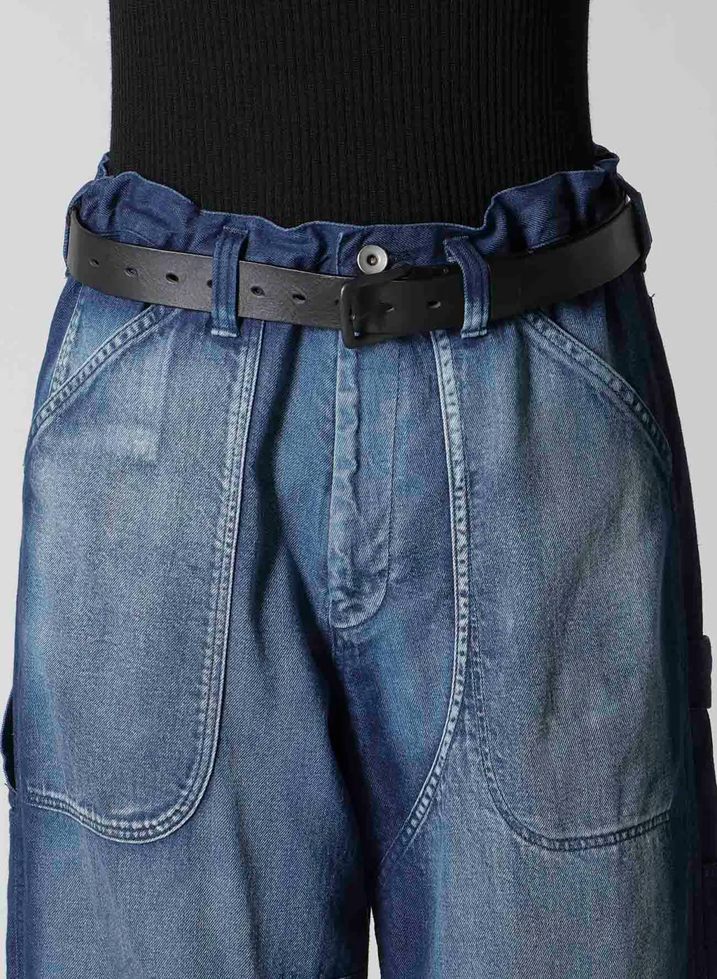 Spotted Denim Work Pants
