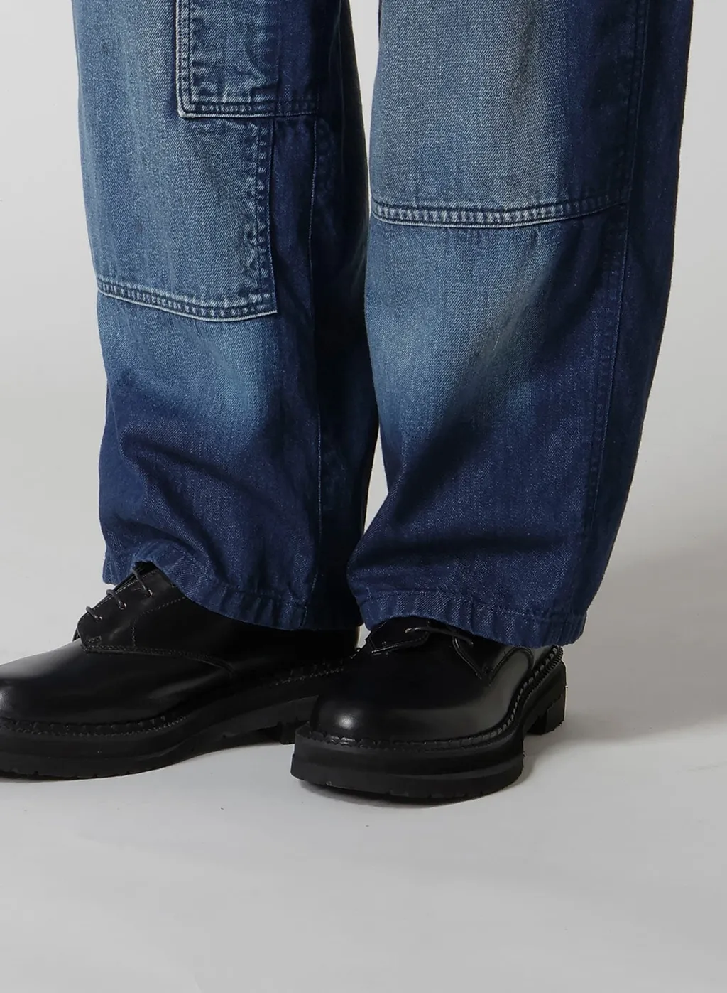 Spotted Denim Work Pants