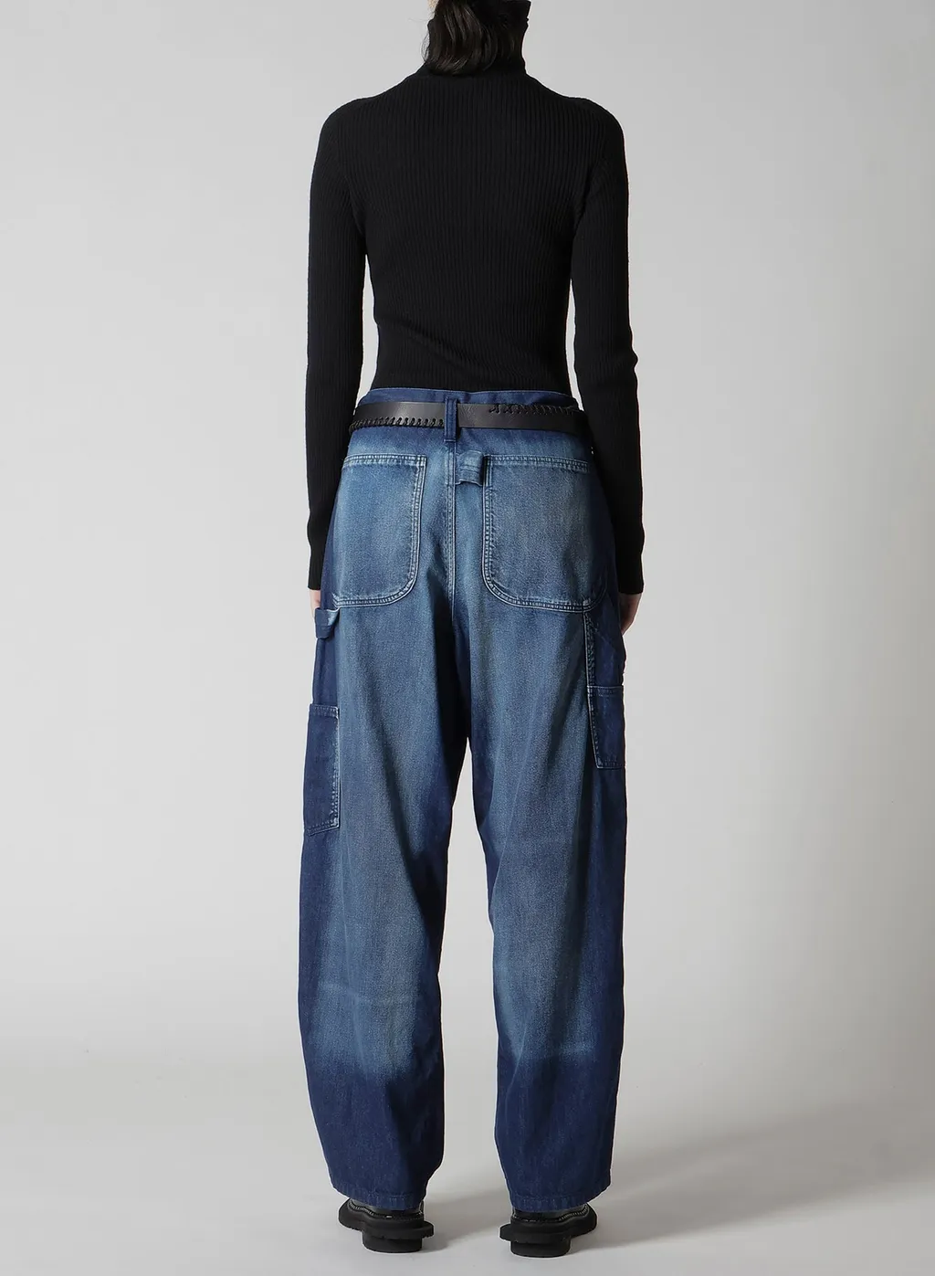 Spotted Denim Work Pants