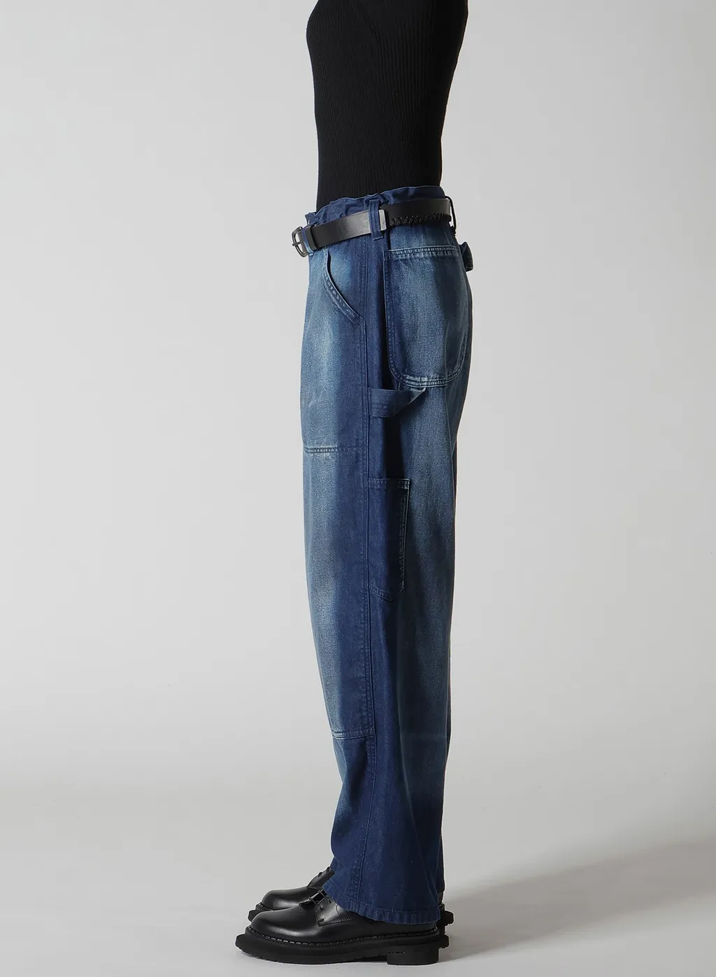 Spotted Denim Work Pants
