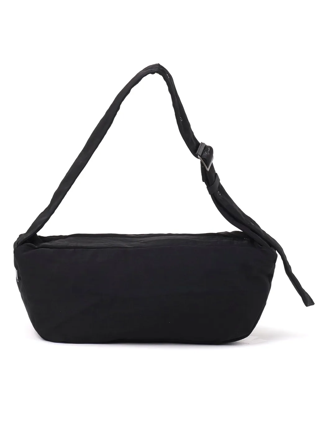 Nylon Washer Twill Box Shoulder Bag