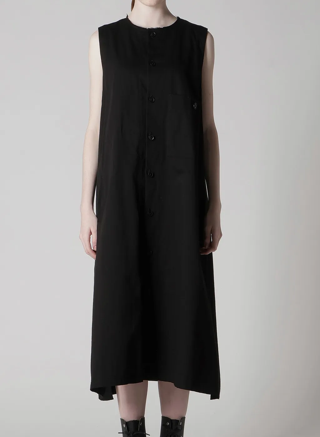[Y's Born Product] Cotton Twill Long Dress