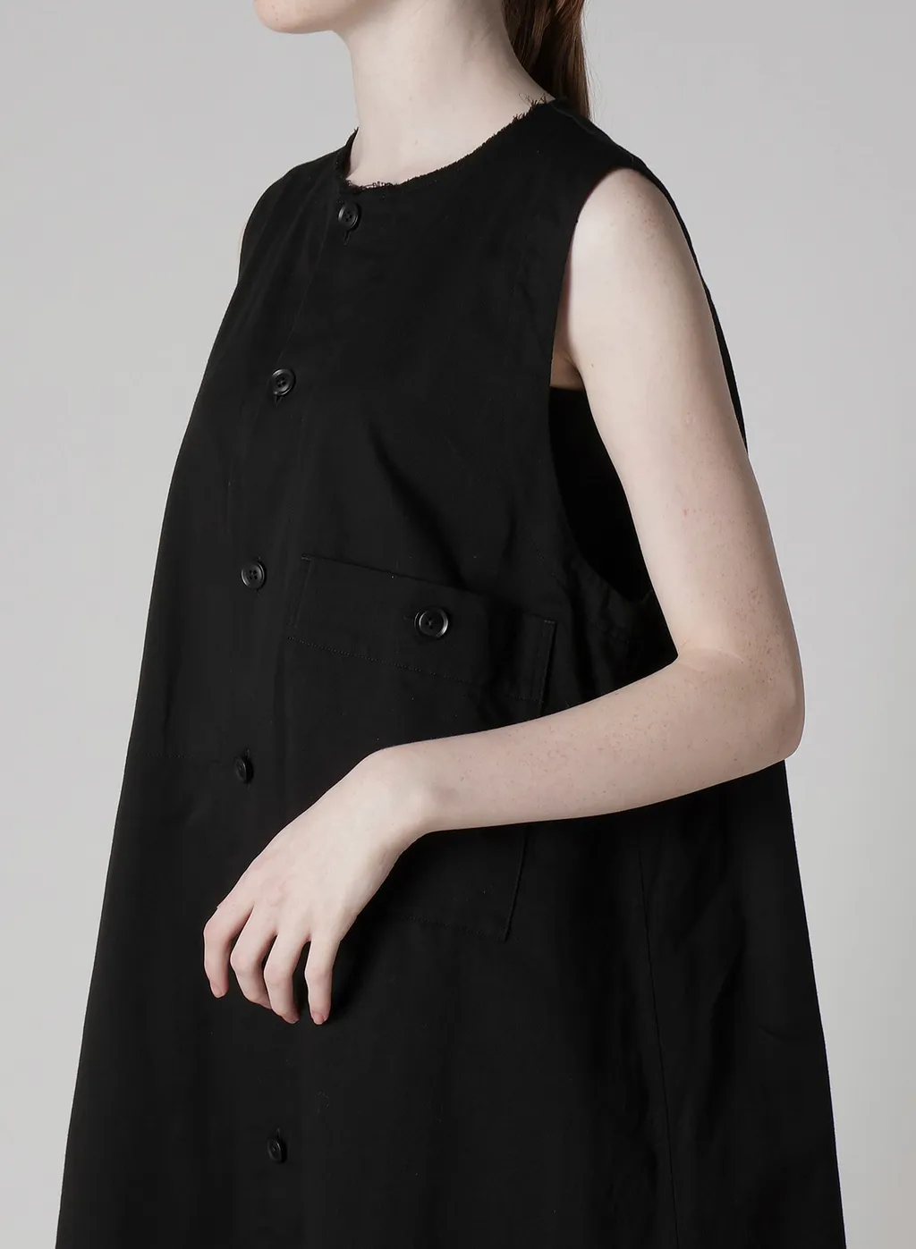 [Y's Born Product] Cotton Twill Long Dress