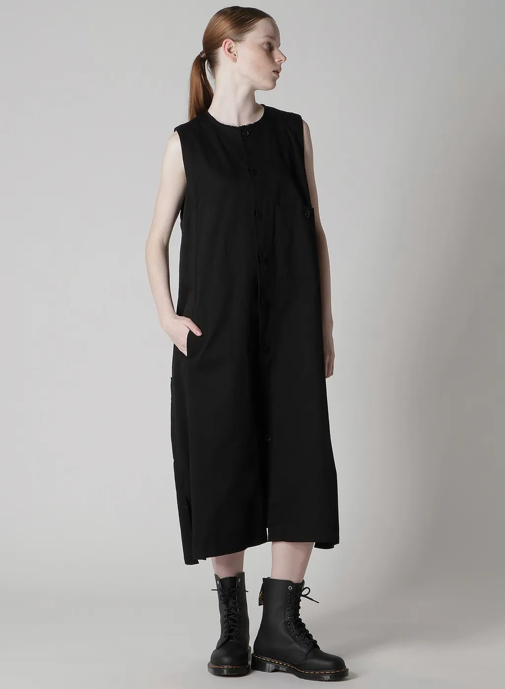 [Y's Born Product] Cotton Twill Long Dress