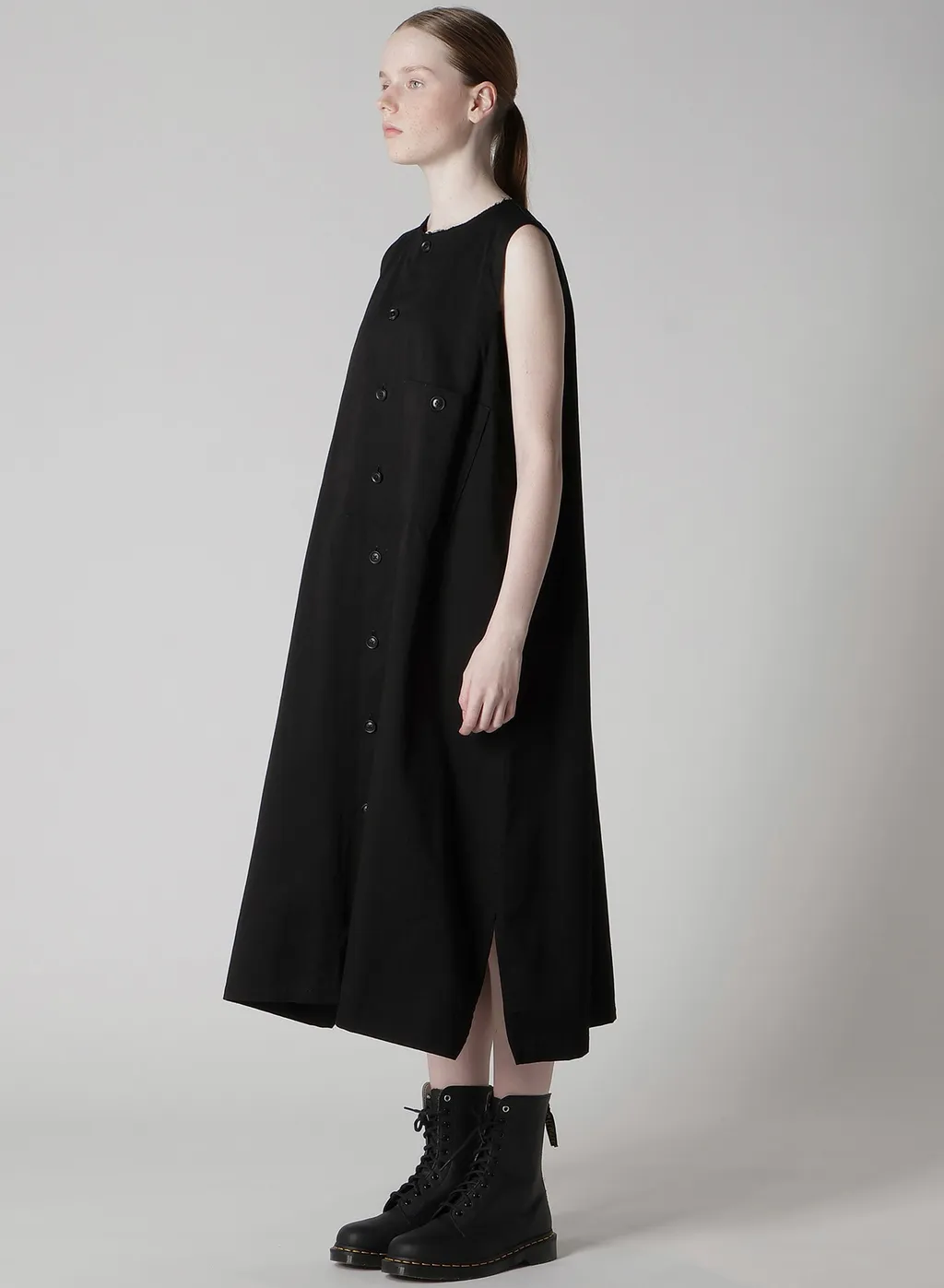 [Y's Born Product] Cotton Twill Long Dress