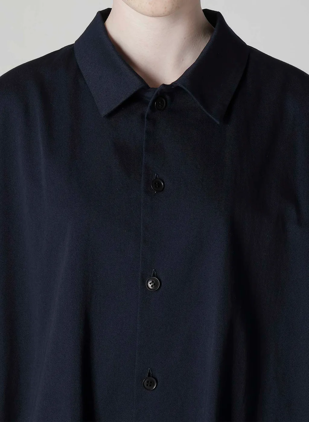[Y's Born Product] Cotton Twill Half Sleeve Dress