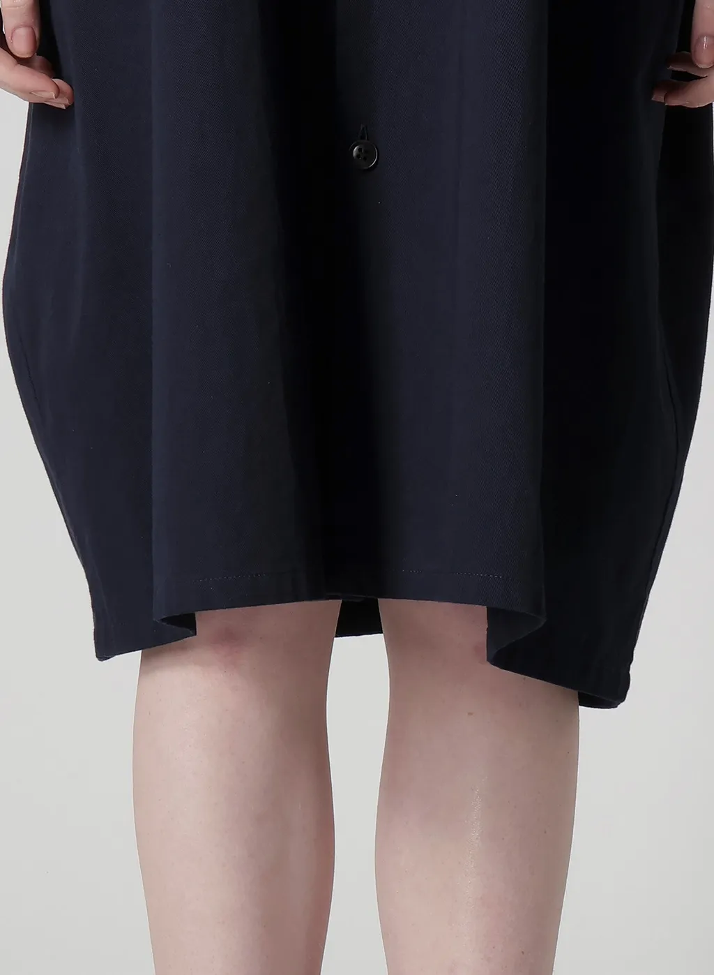 [Y's Born Product] Cotton Twill Half Sleeve Dress