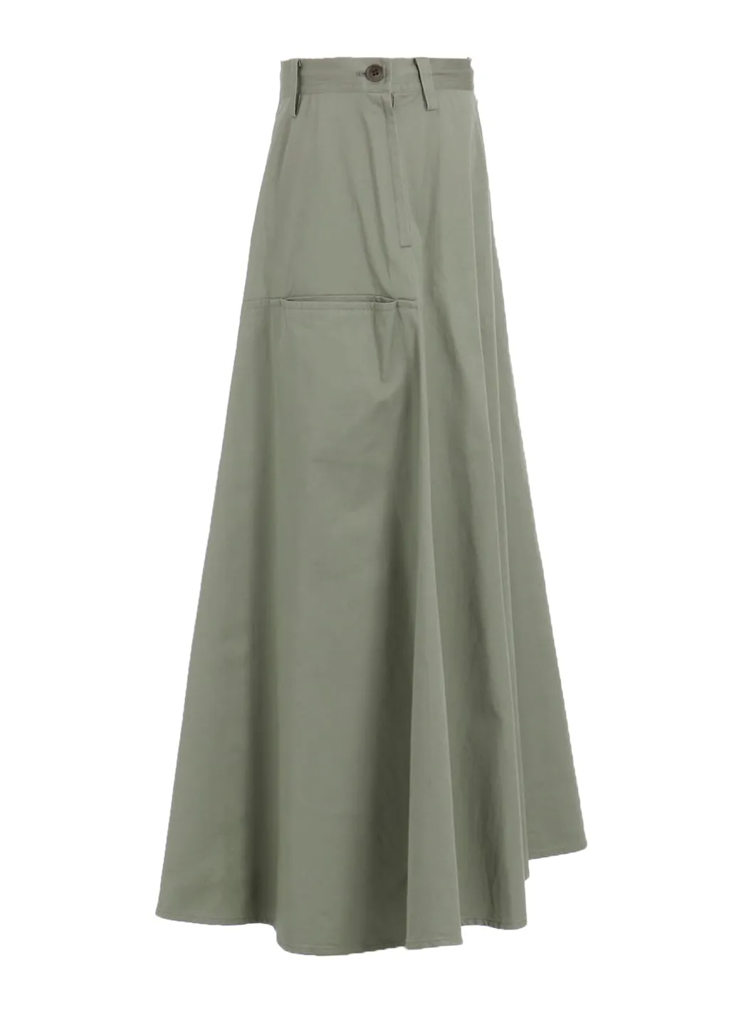 [Y's Born Product] Cotton Twill Front Panel Pocket Skirt