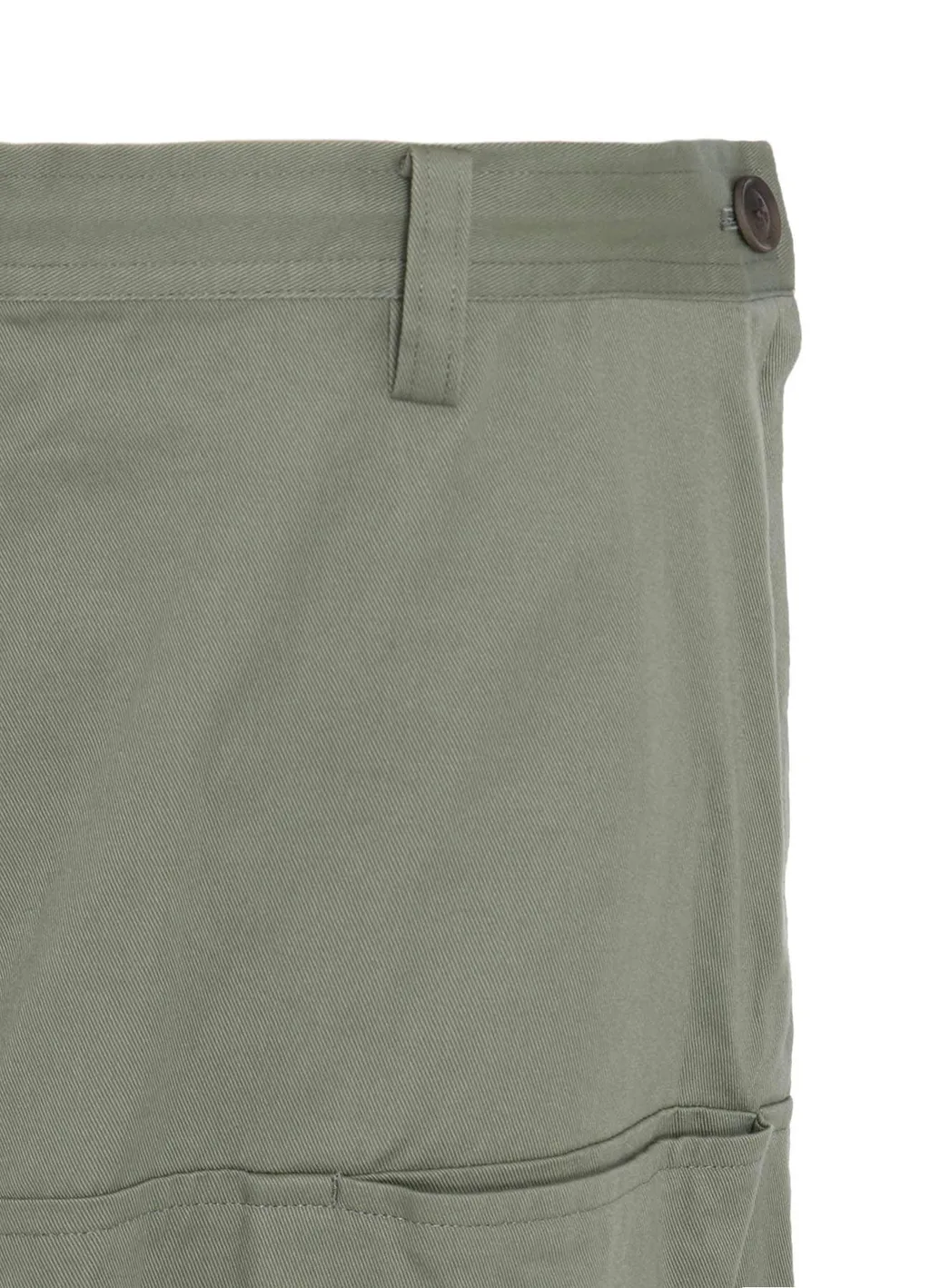 [Y's Born Product] Cotton Twill Front Panel Pocket Skirt
