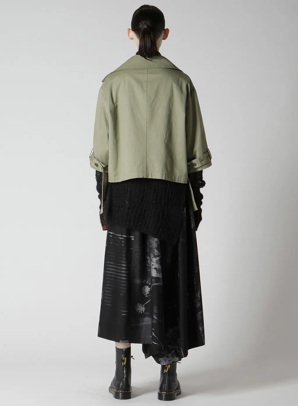 [Y's Born Product] Cotton Twill Wide Collar Jacket