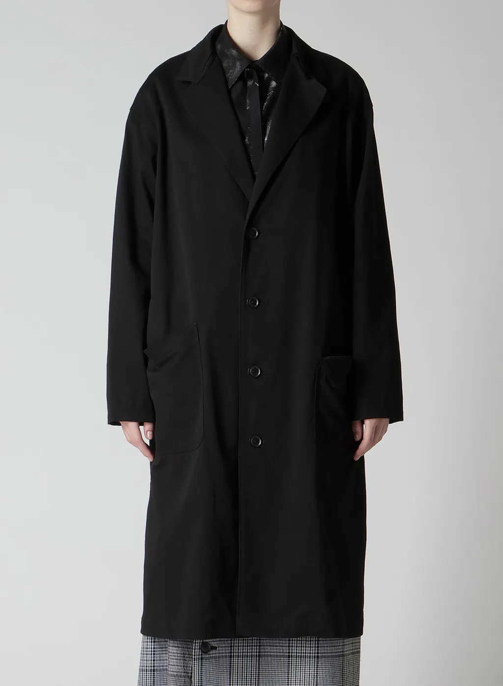 [Y's Born Product] Cotton Twill Long Jacket