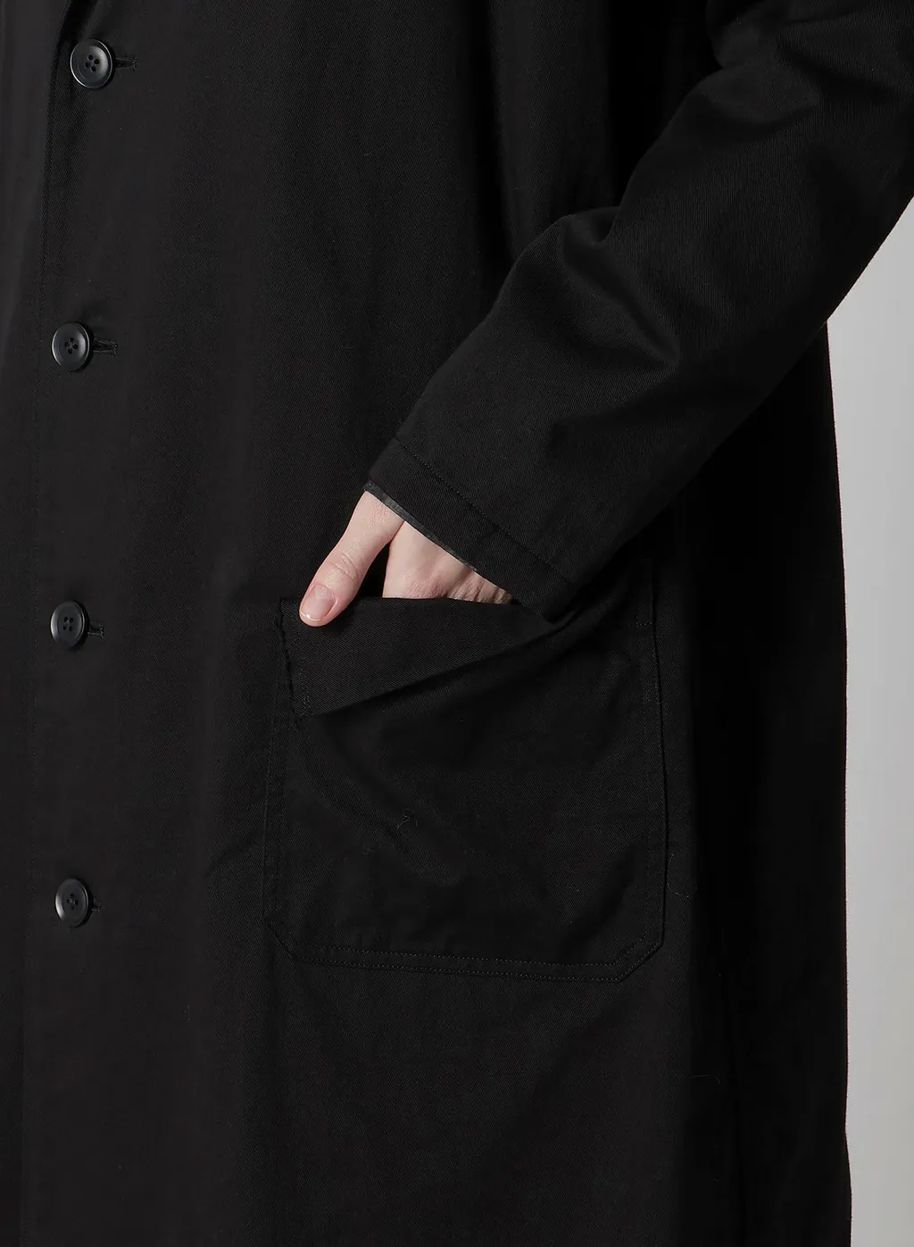 [Y's Born Product] Cotton Twill Long Jacket