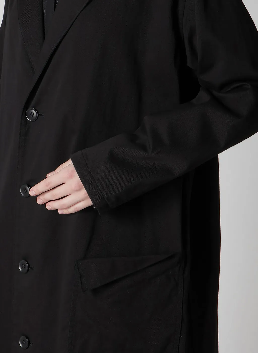[Y's Born Product] Cotton Twill Long Jacket
